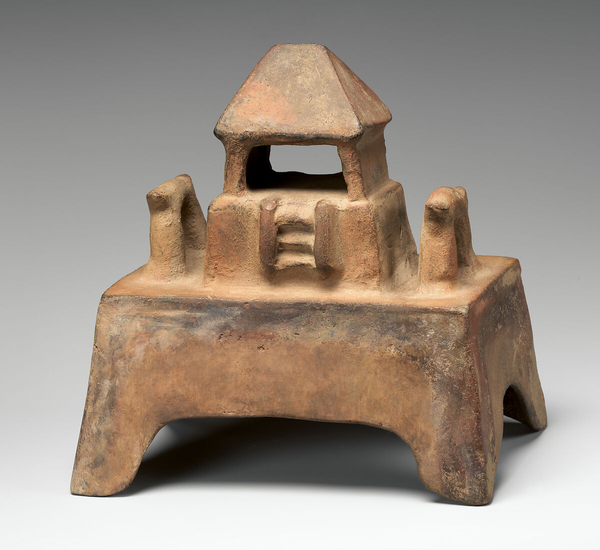 Temple Model, Ceramic, Colima
