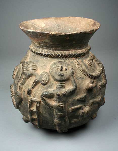 Funerary Vessel, Terracotta, Akan peoples 