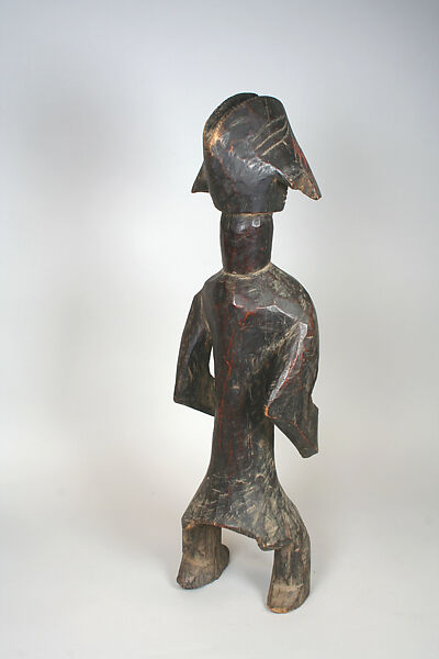 Standing Figure, Mumuye artist, Wood, pigment, Mumuye peoples