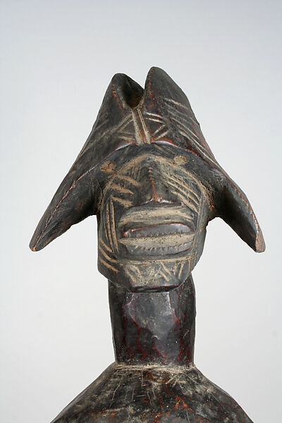 Standing Figure, Mumuye artist, Wood, pigment, Mumuye peoples