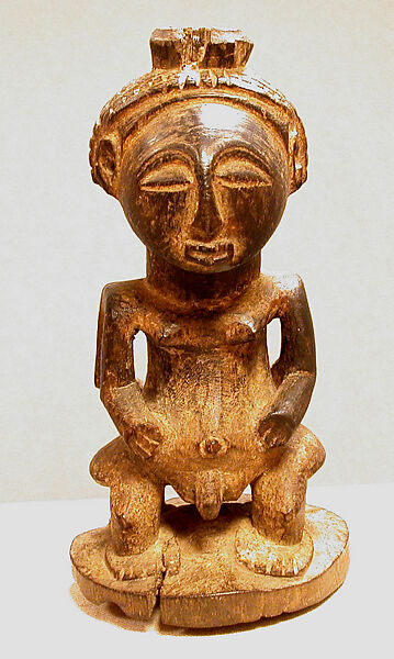 Figure: Janus Couple (Kabeja), Wood, Hemba peoples
