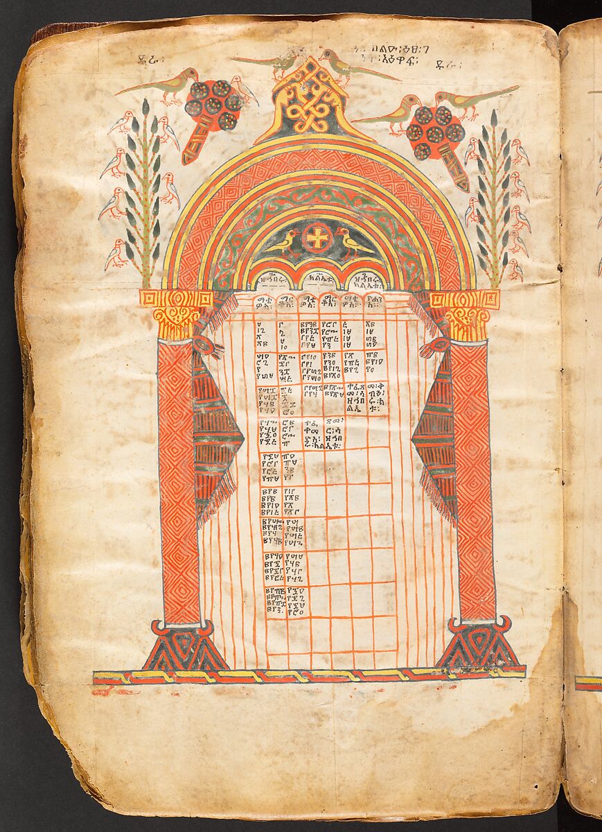 Book of the Gospels, Northern Highlands artist, Parchment (vellum), acacia wood, tempera, ink