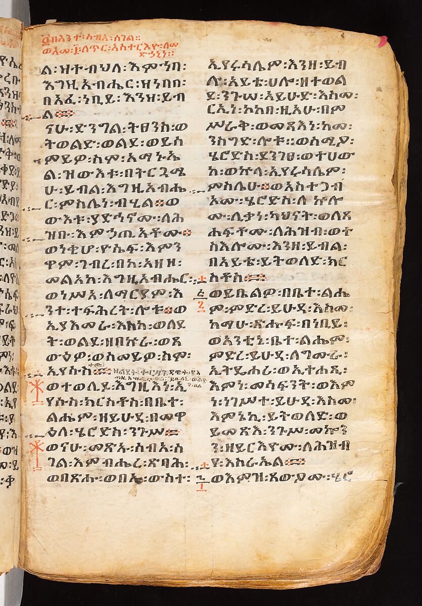 Book of the Gospels, Northern Highlands artist, Parchment (vellum), acacia wood, tempera, ink