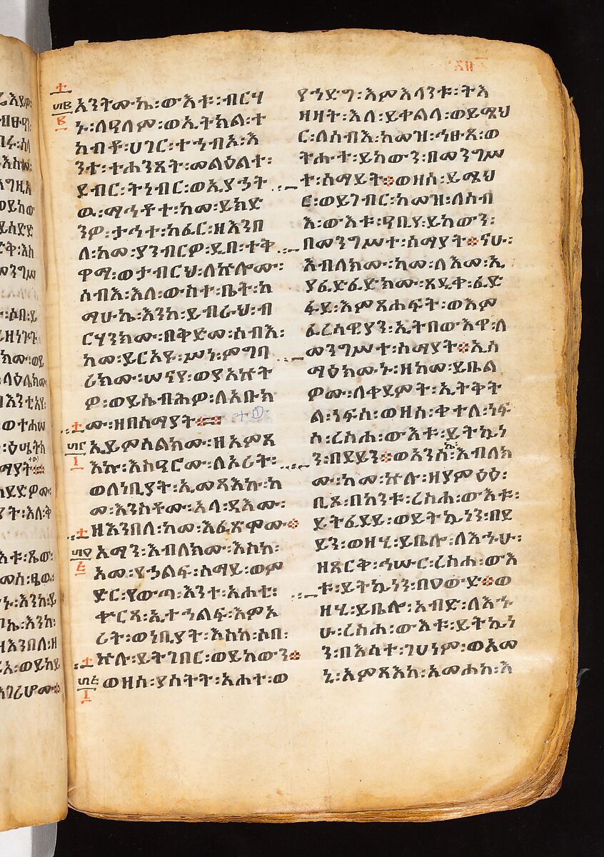 Book of the Gospels, Northern Highlands artist, Parchment (vellum), acacia wood, tempera, ink