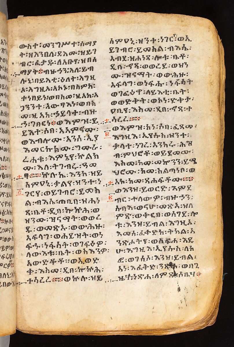 Book of the Gospels, Northern Highlands artist, Parchment (vellum), acacia wood, tempera, ink