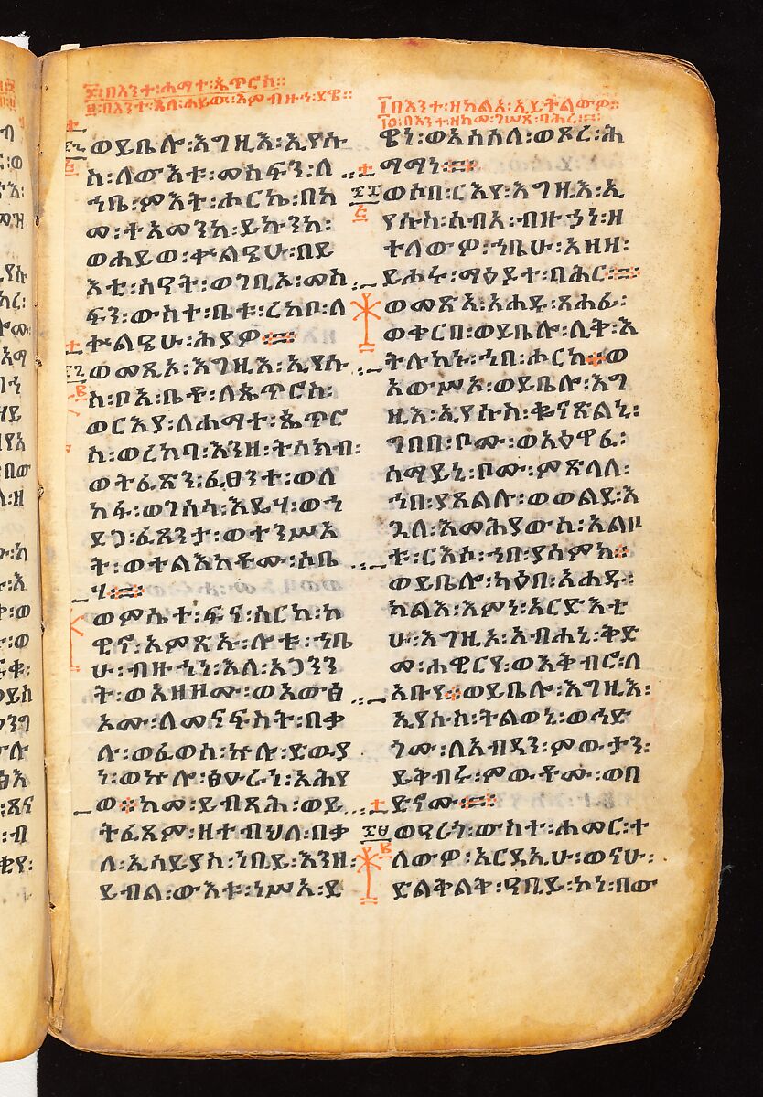 Book of the Gospels, Northern Highlands artist, Parchment (vellum), acacia wood, tempera, ink