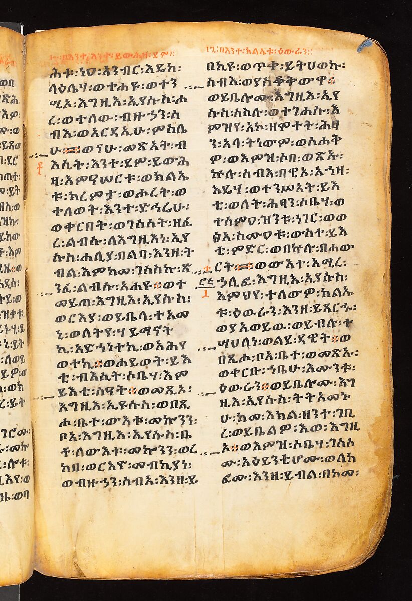 Book of the Gospels, Northern Highlands artist, Parchment (vellum), acacia wood, tempera, ink