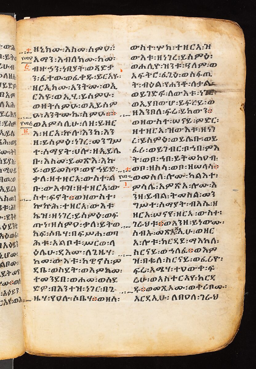 Book of the Gospels, Northern Highlands artist, Parchment (vellum), acacia wood, tempera, ink