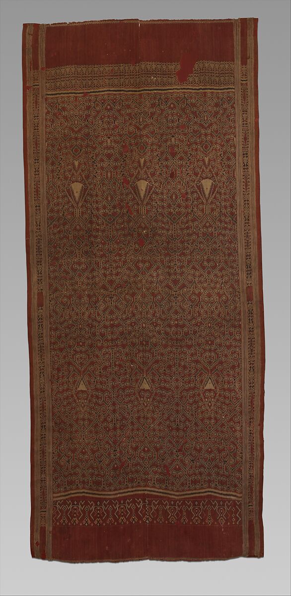 Ceremonial Textile (Pua Kumbu), Cotton, Iban people 