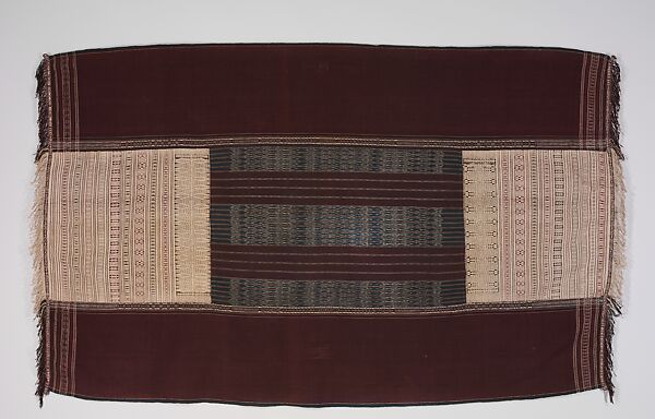 Ceremonial Textile (Ulos Ragidup), Cotton, Toba Batak people 