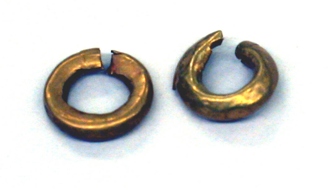 Ear Ornament, Gold, Visayas 