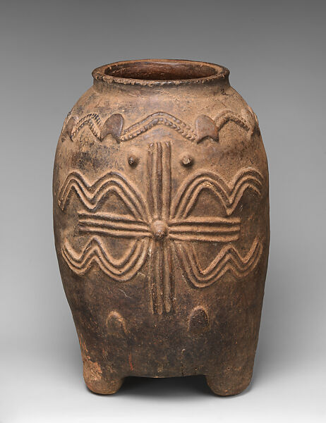 Vessel, Kurumba artist, Terracotta, Kurumba peoples