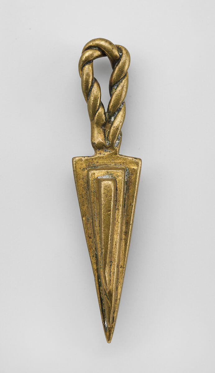 Gold Weight: Amulet, Brass, Akan peoples 