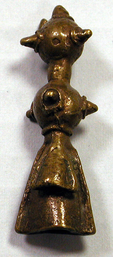 Gold Weight, Brass, Akan peoples 