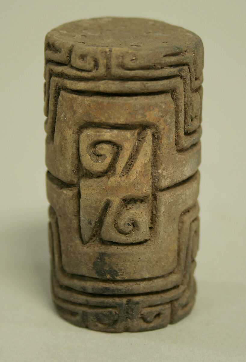 Stamp Roller, Ceramic, Manteño 