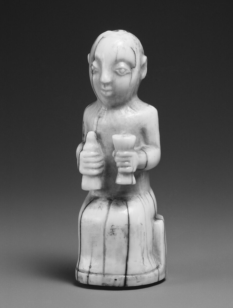 Figure: Seated Male, Ivory, Kongo peoples 