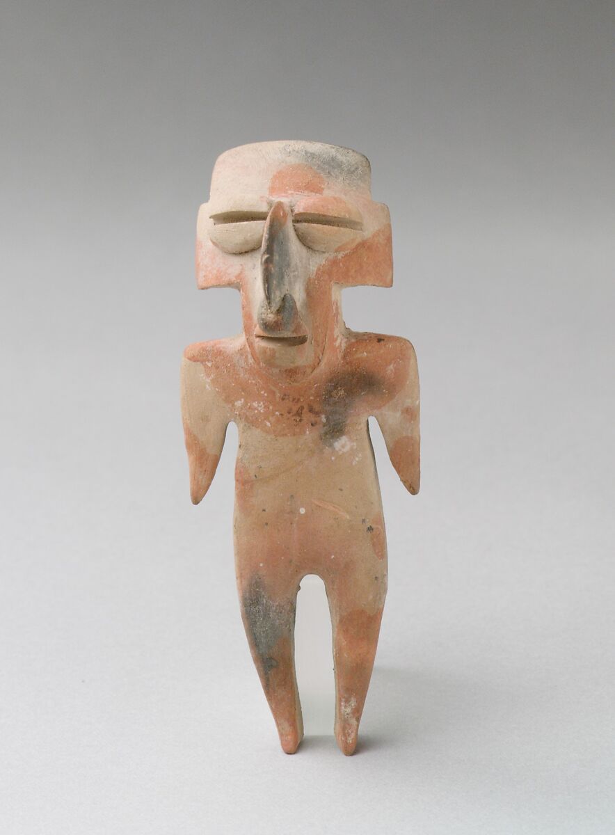 Standing Figure, Ceramic, Esteros or Bahía 