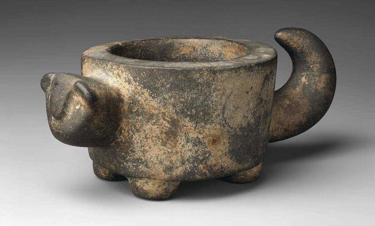 Feline Bowl, Stone, Inca