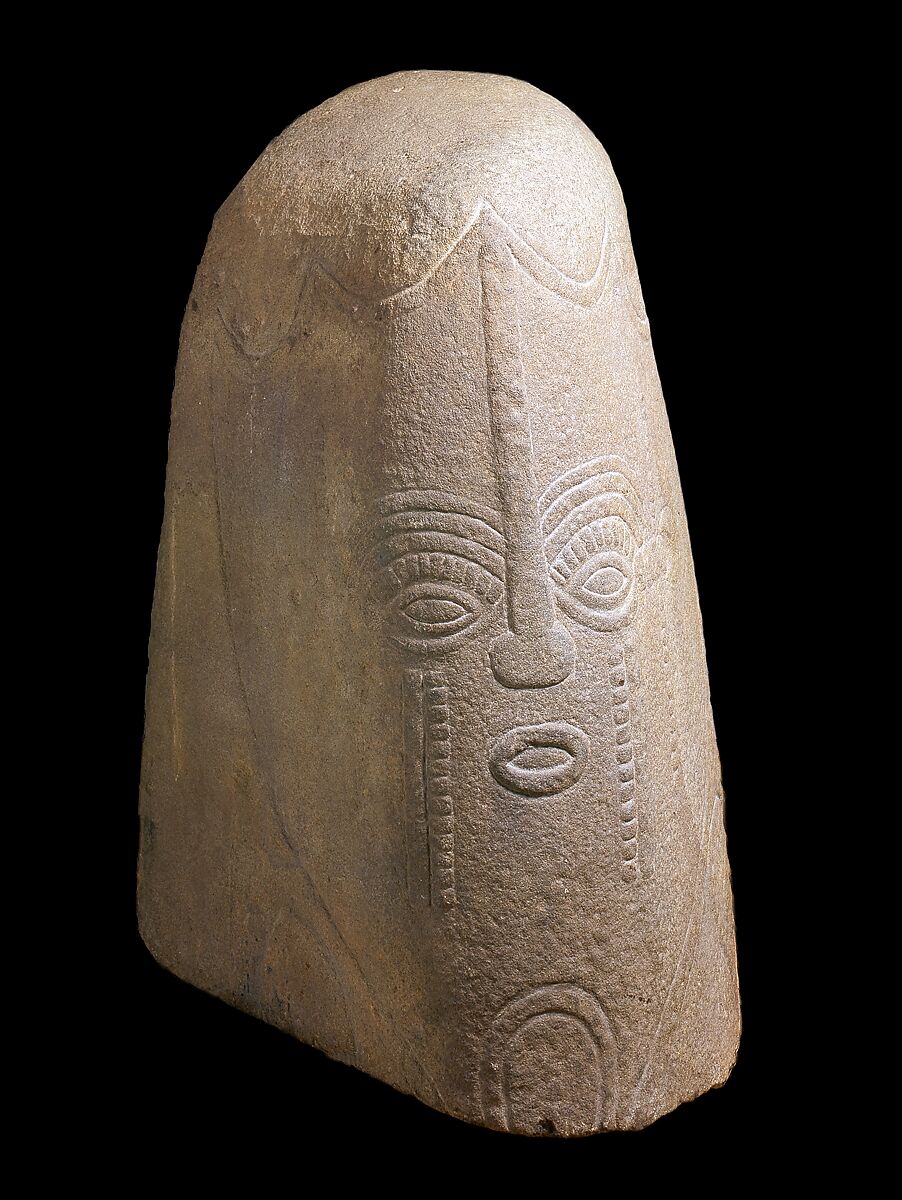 Figure Fragment: Head, Basalt, Nnam 