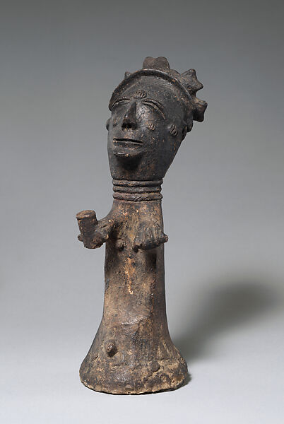 Memorial Figure (Mma), Terracotta, Akan peoples, Anyi group 