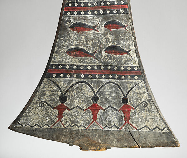 House Post (Tomok), Wood, paint, Yami people