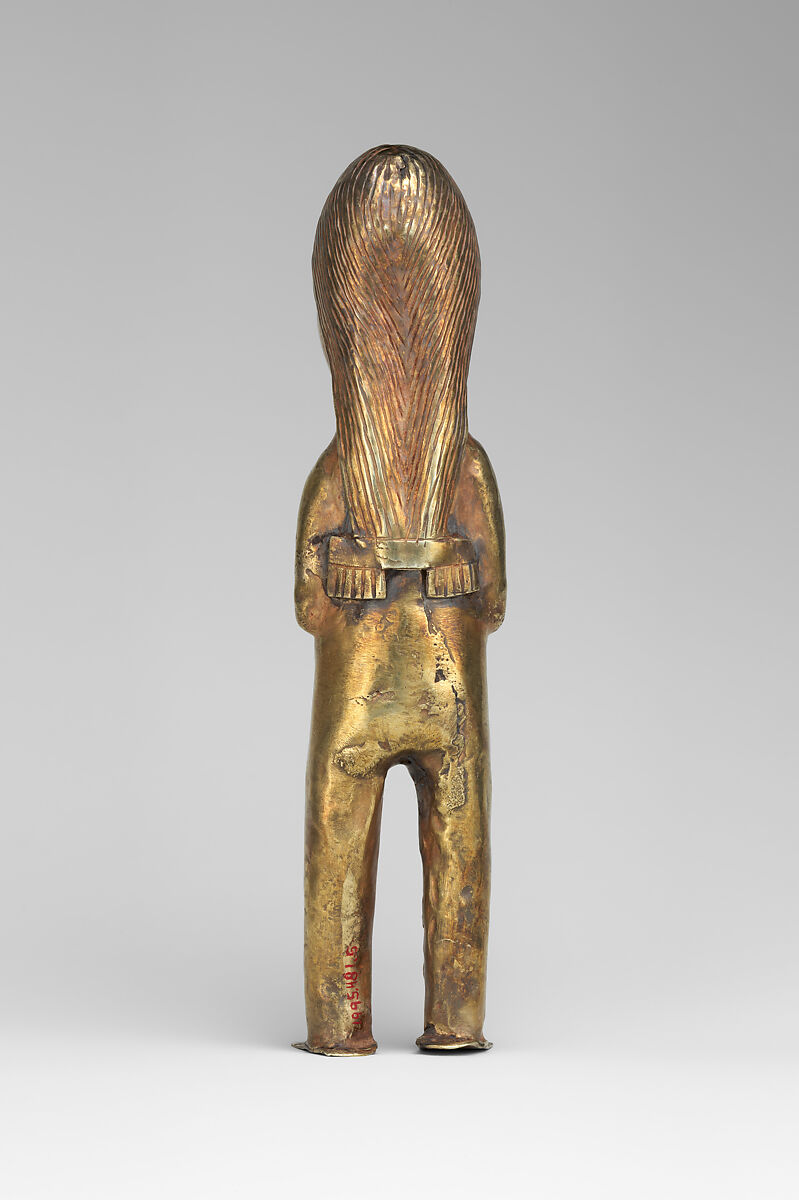 Female figurine, Silver-gold alloy, Inca