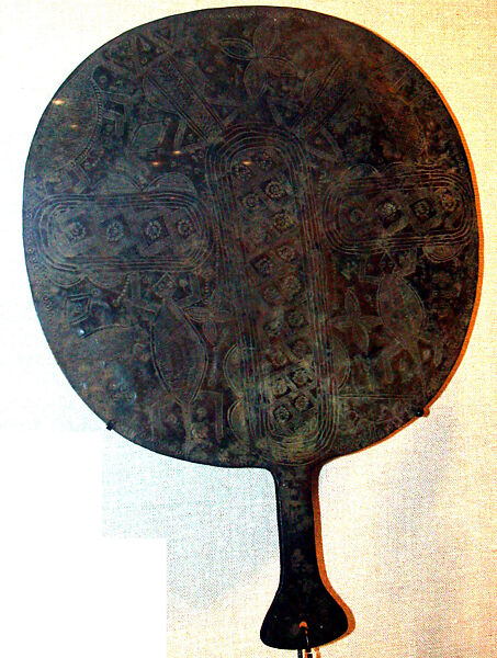 Osun Priestess Fan, Yoruba artist, Brass, Yoruba peoples