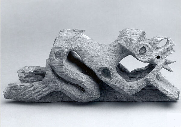 Finial from a Roof Beam, Wood, Bahau