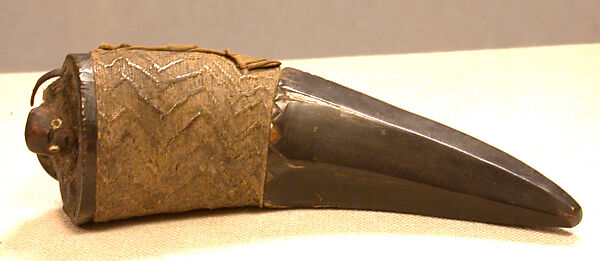 Amulet (Mohara Ody), Horn (buffalo), wood, Sakalava peoples 
