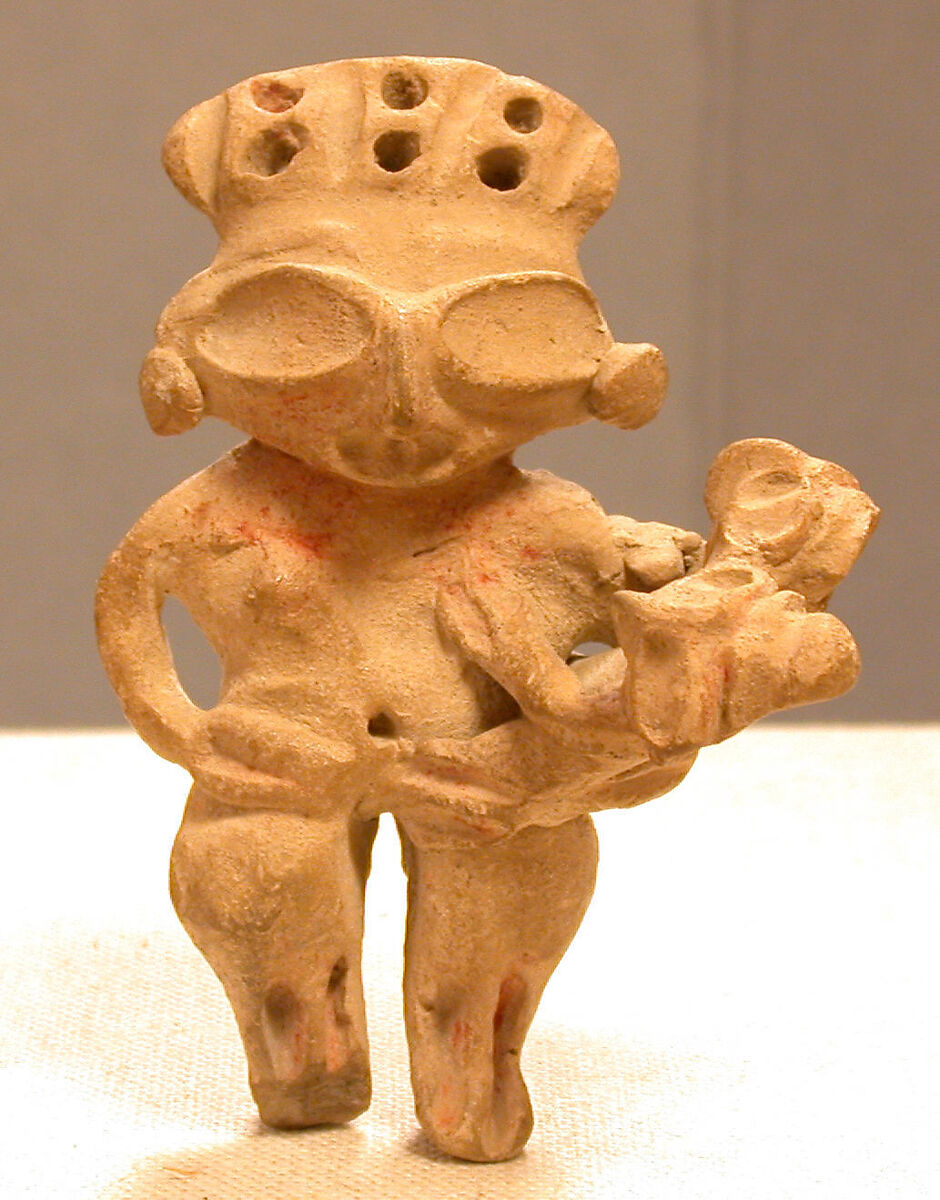 Ceramic Mother and Child Figure, Ceramic, Tlatilco 