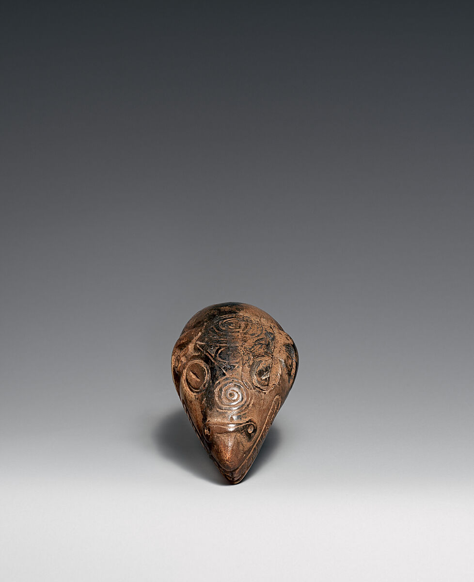 Lizard-Head Spoon, Bone, Taíno