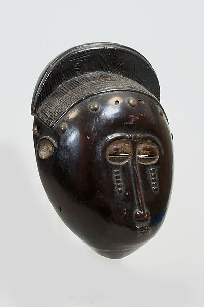 Portrait Mask (Mblo), Wood, Baule peoples 