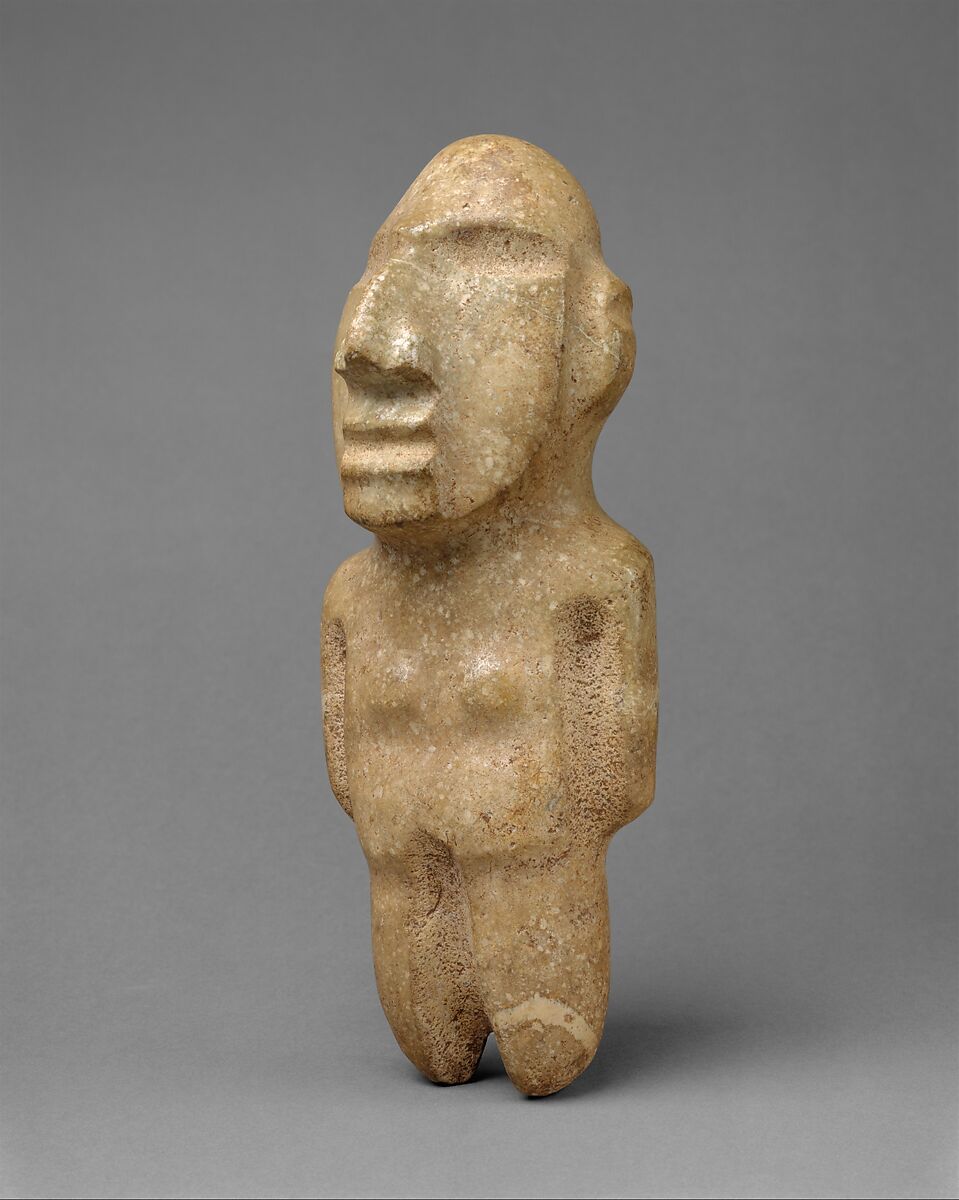 Standing Figure, Greenstone, Mexico; Chontal