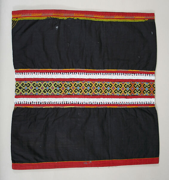 Skirt, Cotton, beads, Indonesia, Borneo