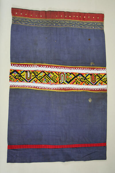 Skirt, Cotton, beads, Indonesia, Borneo