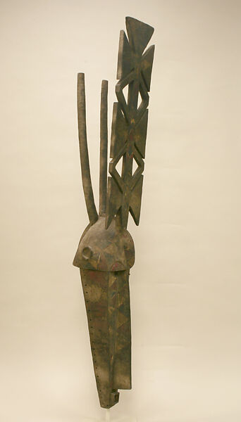 Helmet Mask (Nwenka or Syêkele), Bobo blacksmith or Bôlo artist, Wood, pigment, Bobo or Bôlo peoples