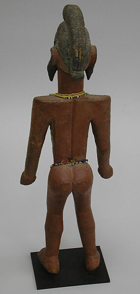 Figure: Female (Muiha), Wood, cowrie shells, beads, pigment, string, threads, Bwa peoples (?)