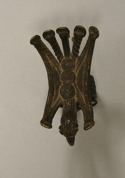 Ring: Bird, Nuna blacksmith, Brass (cast), Nuna peoples