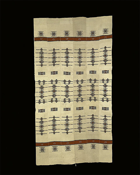 Stripwoven Blanket (Khasa), Wool, Fulani peoples 