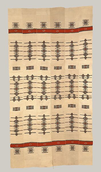 Stripwoven Blanket (Khasa), Fulani maabo, Wool, Fulani peoples