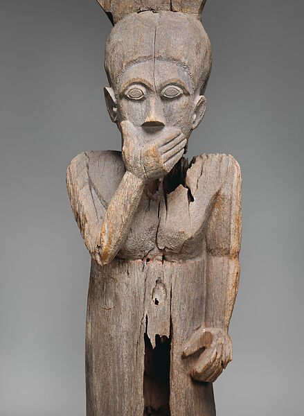 Aloalo (funerary sculpture), Mahafaly artist, Wood, Mahafaly peoples