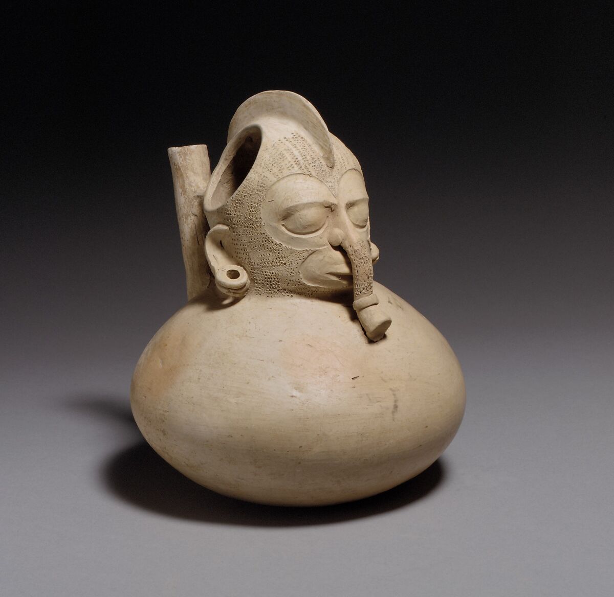 Spouted Vessel, Ceramic, Huastec 