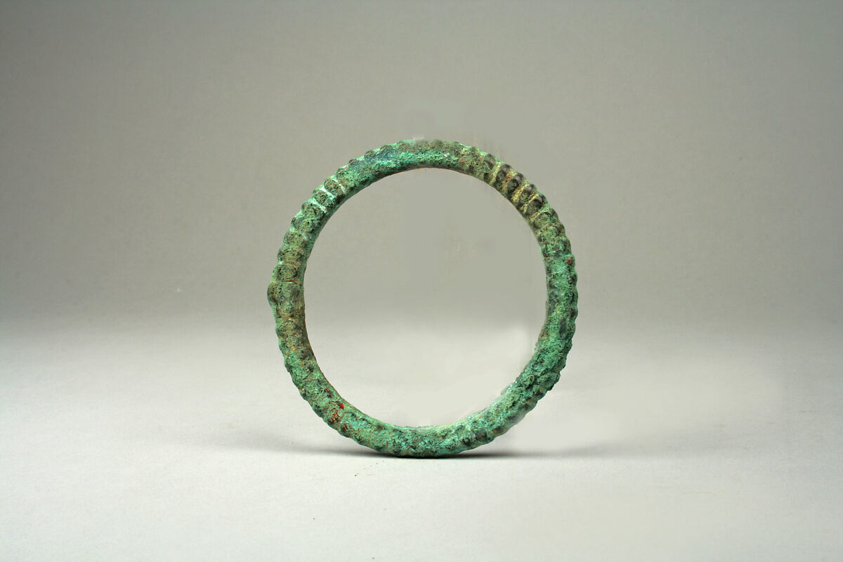 Bracelet, Copper alloy, Middle Niger civilization 