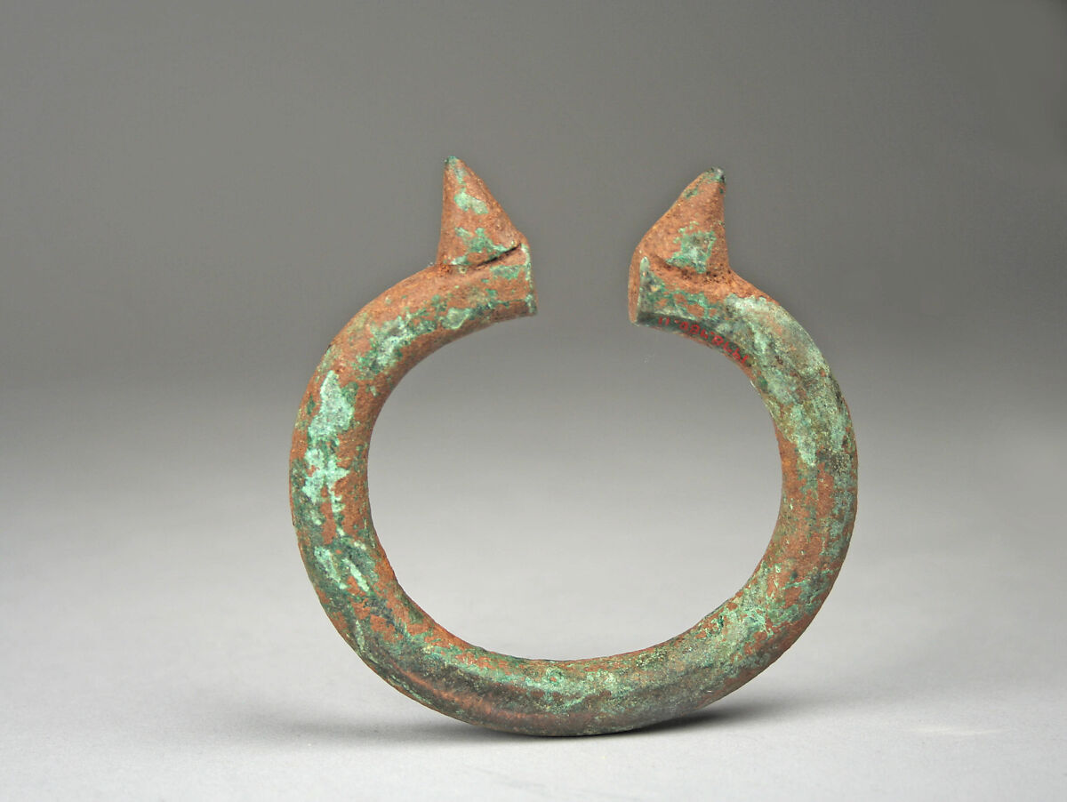 Bracelet, Copper alloy, Middle Niger civilization 