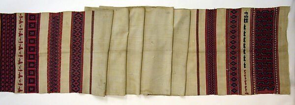 Loincloth or Wrapper, Cotton, Toraja people 