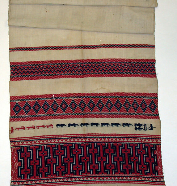 Loincloth or Wrapper, Cotton, Toraja people