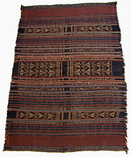 Skirt/Bridewealth Cloth (Petak Haren Nai Telo), Cotton, Lamaholot people 