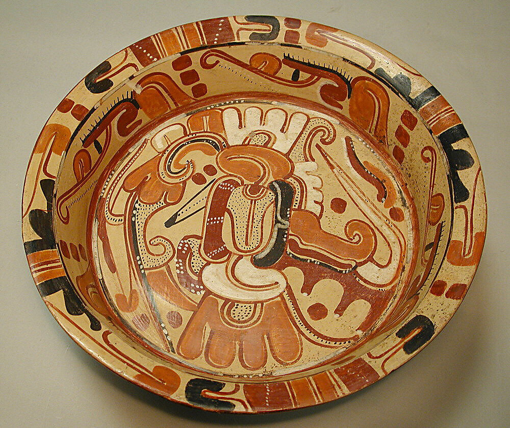 Tripod bowl, Los Tuxtlas artist(s), Ceramic, slip, Classic Veracruz