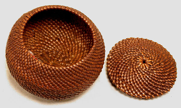 Lidded Basket, Fiber, Toba Batak people