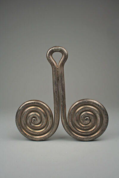 Ear ornament, Silver, Karo Batak people 